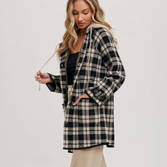 Fireside Flannel Jacket with Hood