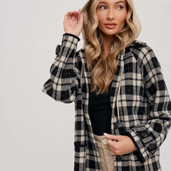 Fireside Flannel Jacket with Hood