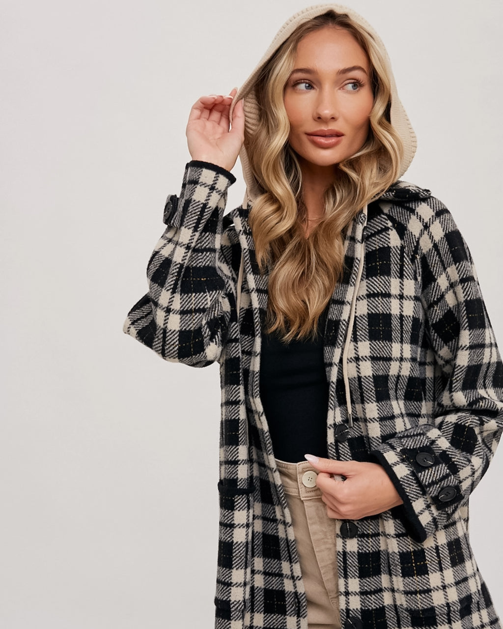 Fireside Flannel Jacket with Hood