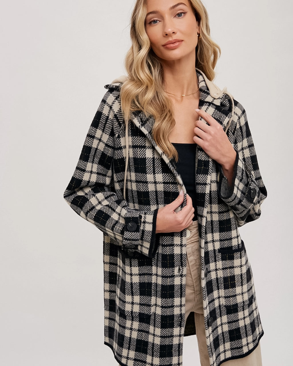 Fireside Flannel Jacket with Hood