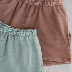 Cotton Lounge Shorts | Sage