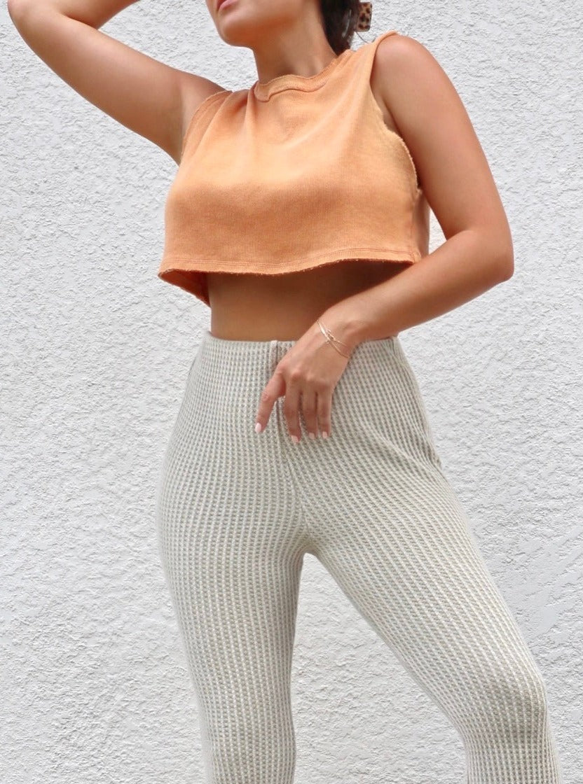 Sun-Kissed Cotton Crop Top