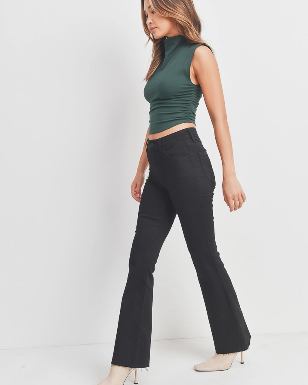 The Fall Flare Black Jeans