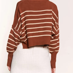 Forever Favorite Striped Sweater | Camel