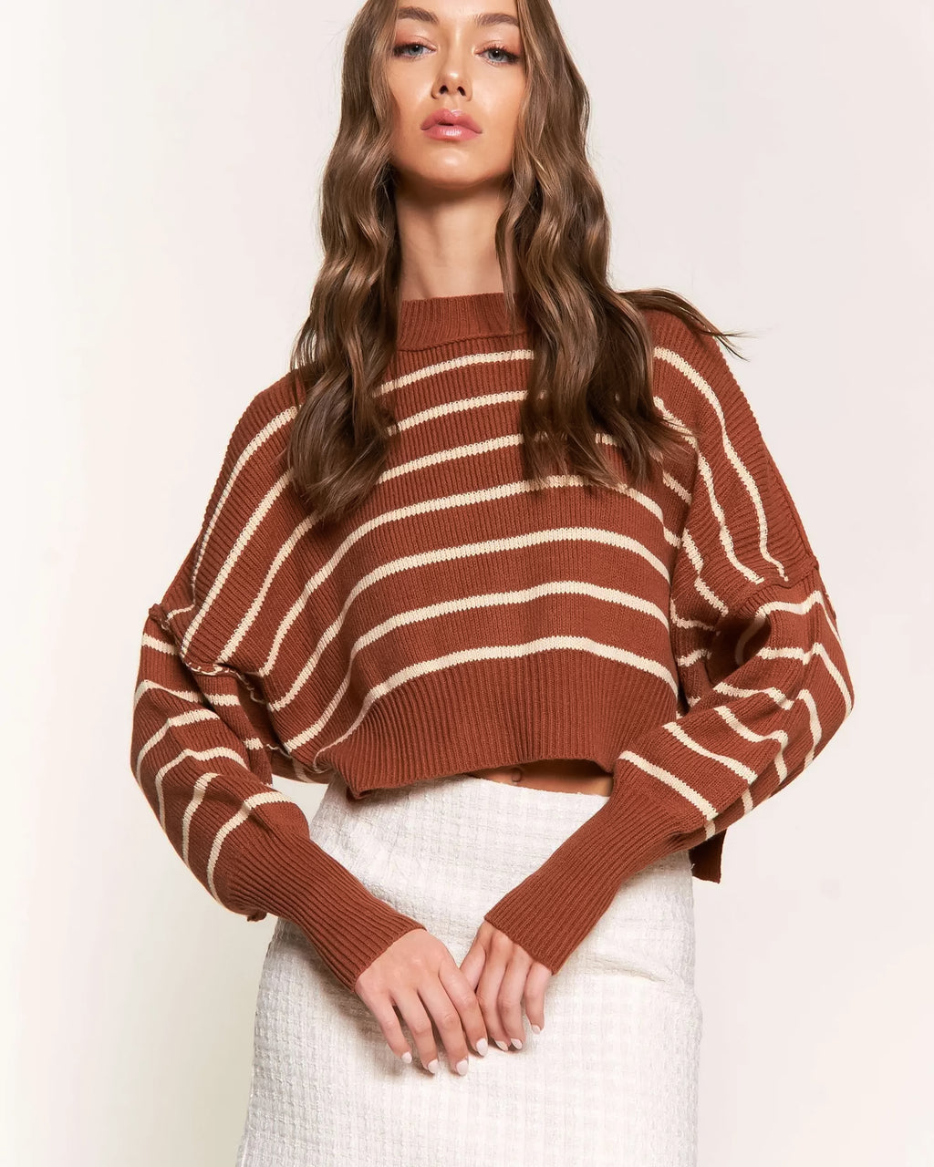 Forever Favorite Striped Sweater | Camel