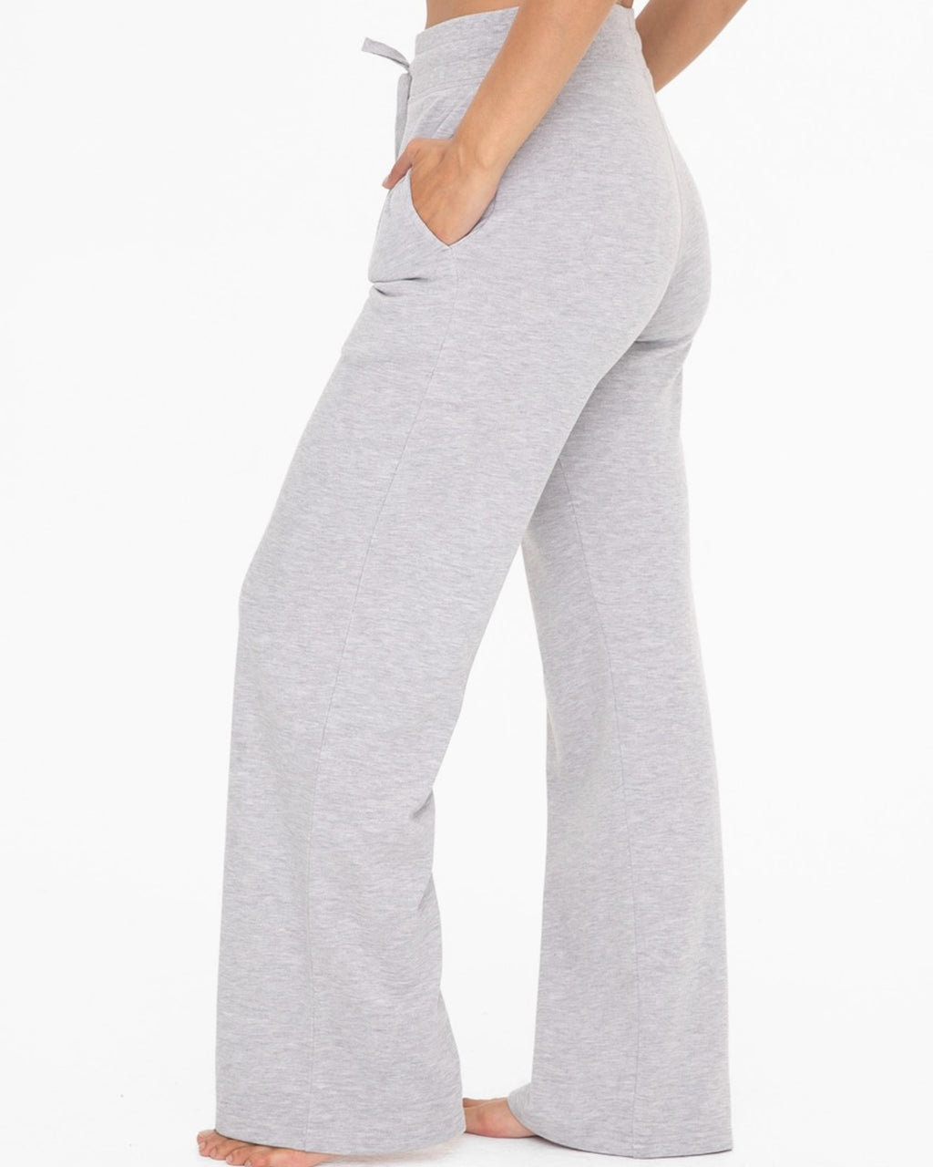 Feel-Good Wide Leg Sweatpants | Grey