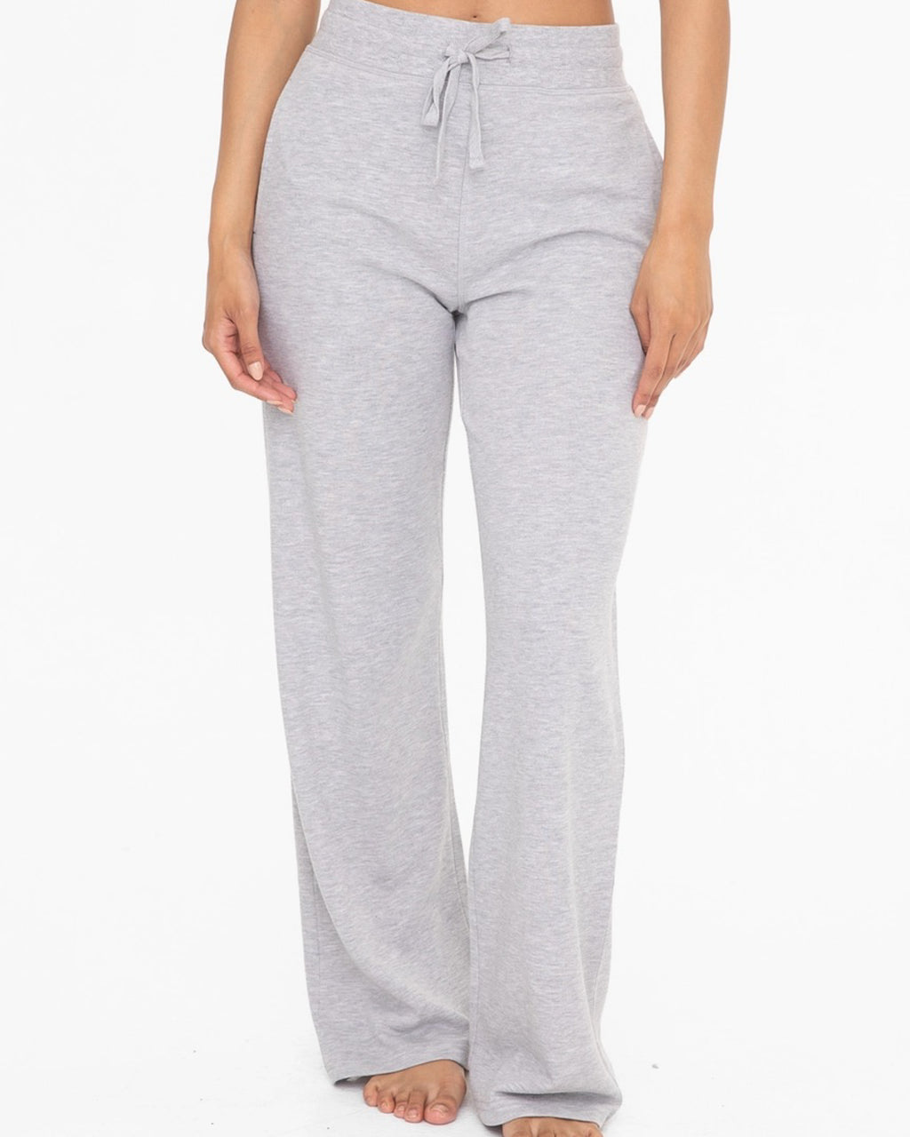 Feel-Good Wide Leg Sweatpants | Grey