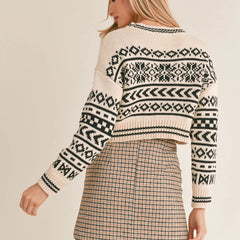 Feelin Festive Printed Sweater