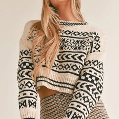 Feelin Festive Printed Sweater