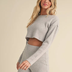 Off Duty Cropped Long Sleeve