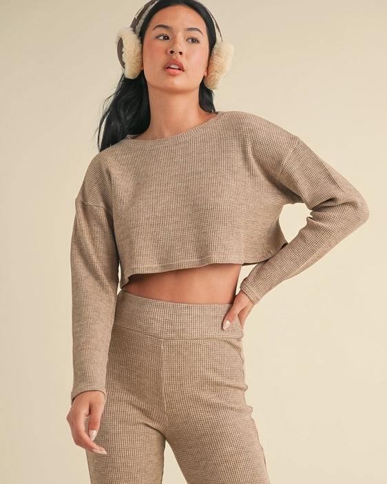 Off Duty Cropped Long Sleeve