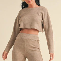 Off Duty Cropped Long Sleeve