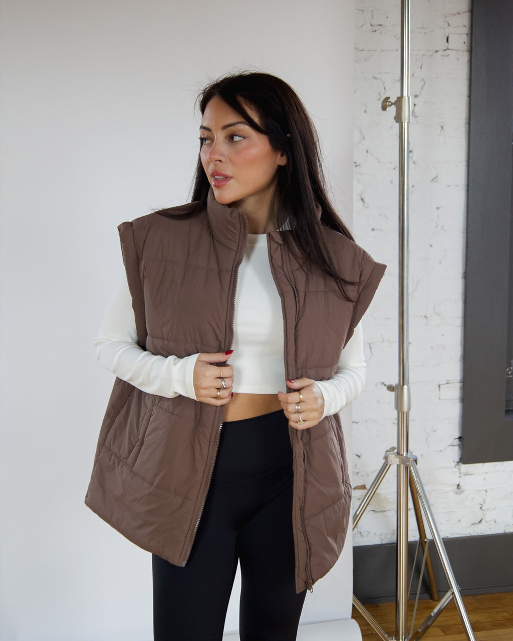 Layer Up Oversized Puffer Vest