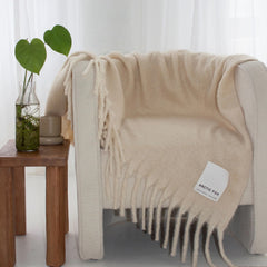 The Reykjavik Throw Blanket - Beige