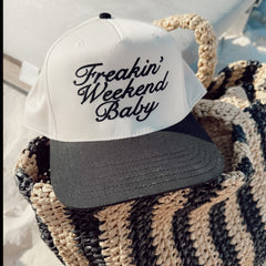 "Freakin Weekend Baby" Embroidered Trucker Hat