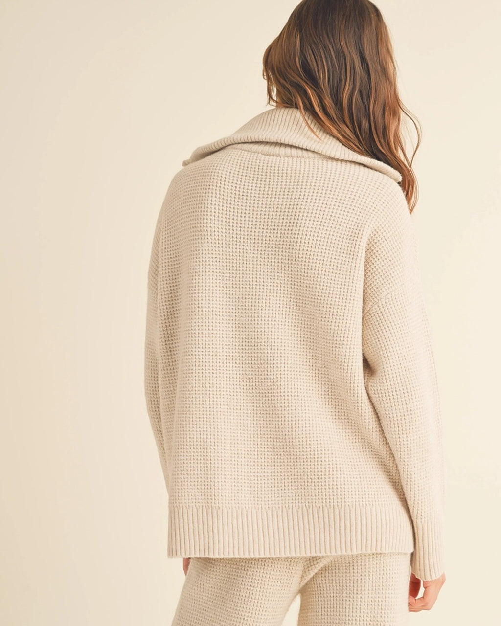 Weekend Waffle Knit Sweater