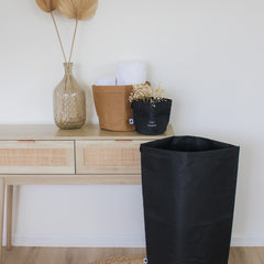 Large Washable Paper Bag | Black