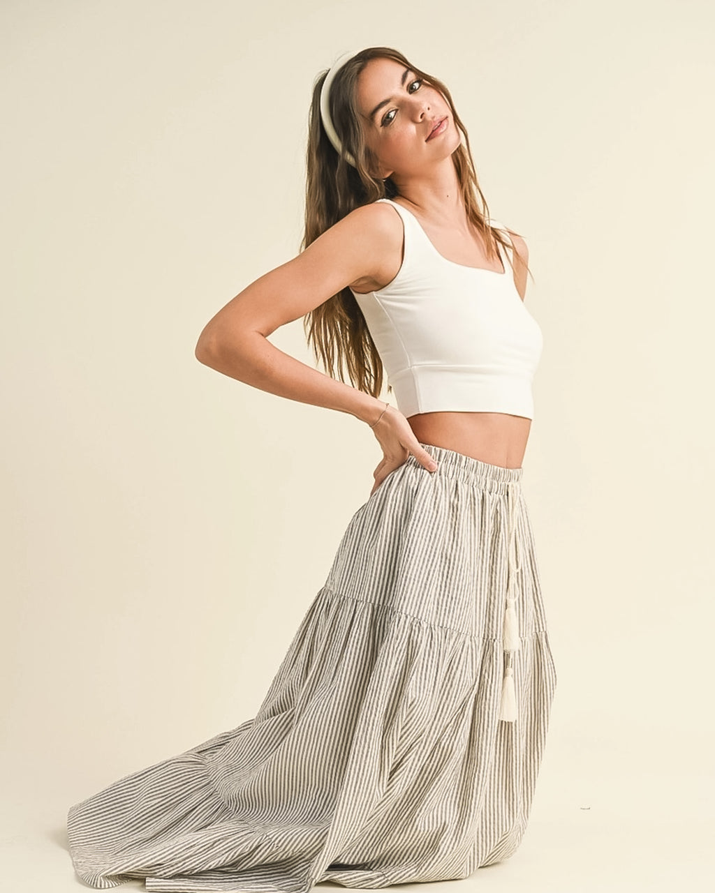 Soft Touch Square Neck Crop Top