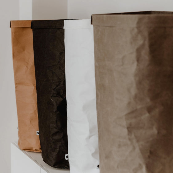 Large Washable Paper Bag | Black